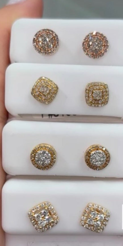 Gold earrings 14k