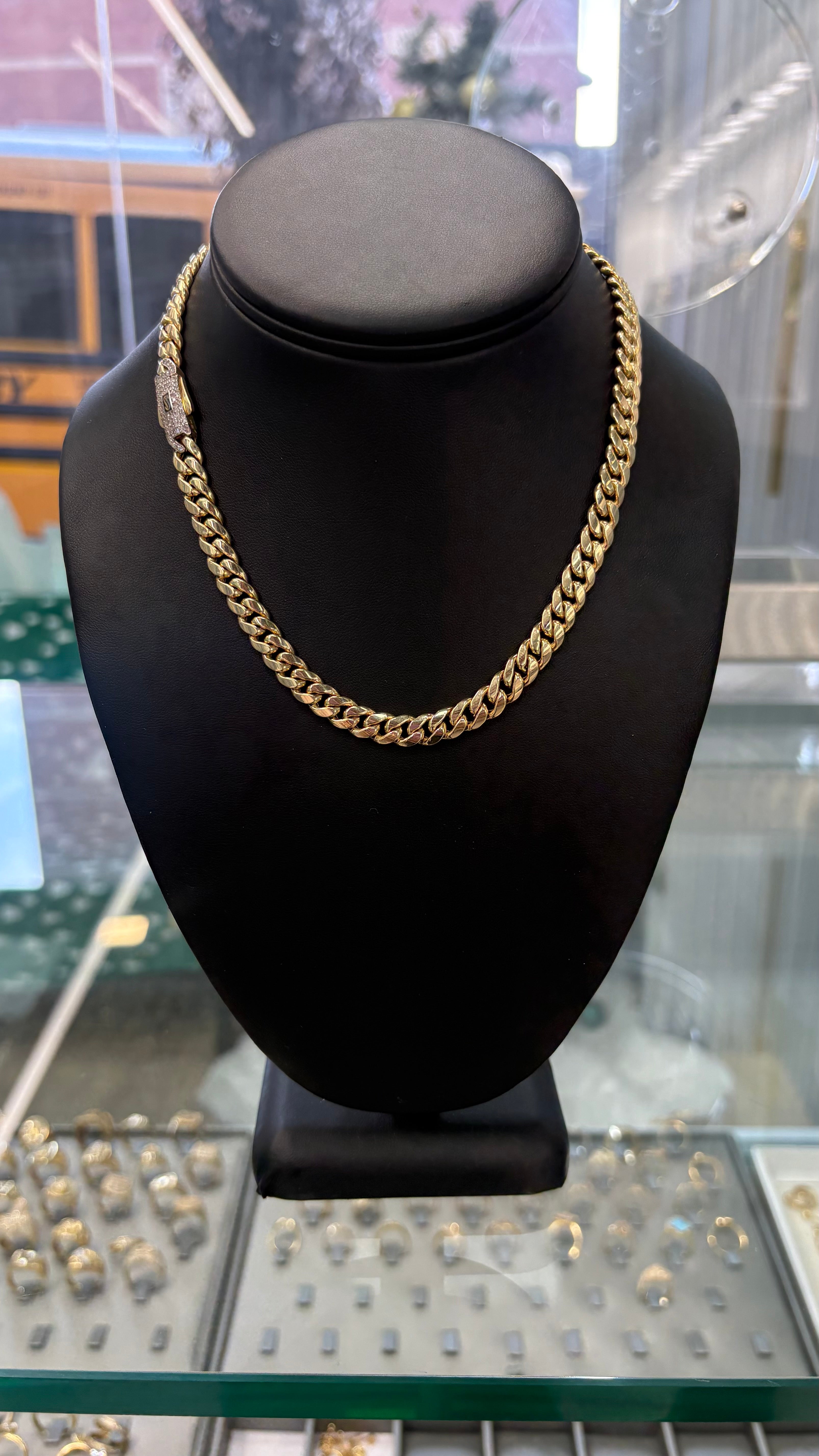 Semi-solid chain 14k